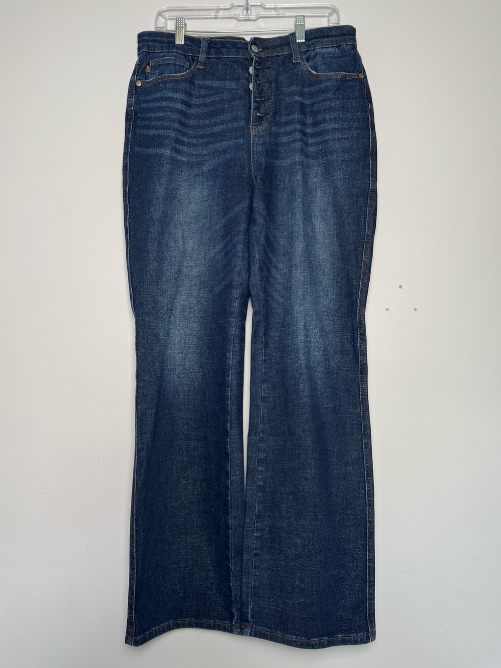 Judy Blue High Rise Straight Fit Button Fly Jeans Size 13/31